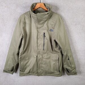 The North Face Jacket Mens Medium Green Dryvent Mono TriClimate 3-in-1‎ TNF